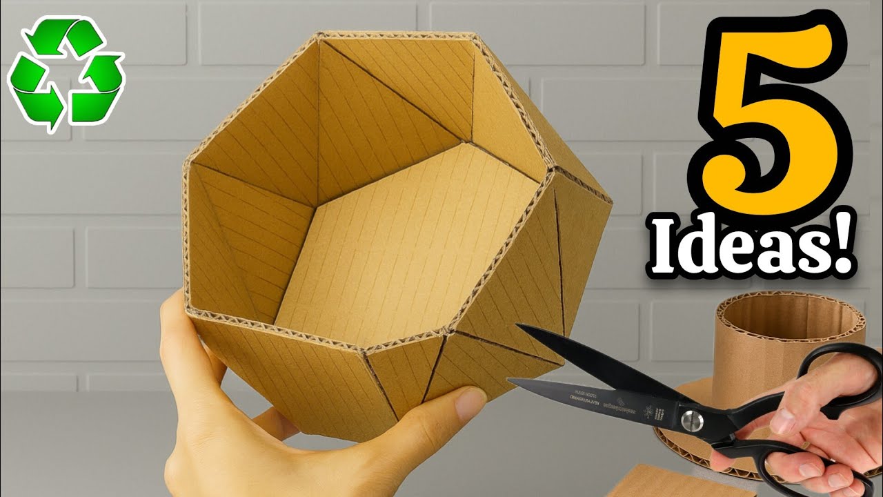 Transforming Cardboard & Jute♻️😍 5 GENIUS Recycling Ideas That Will Amaze You!