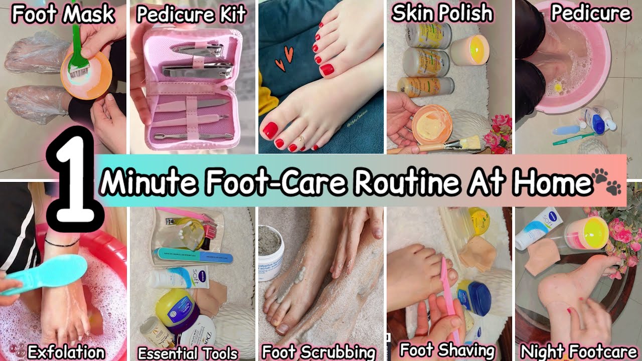 1 Minute Daily & Weekly Foot-care Routine At Home✨ 