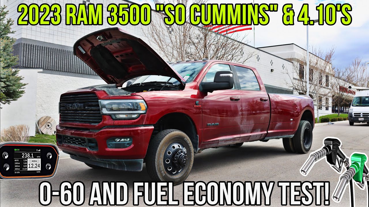 2023 RAM 3500 Dually “SO Cummins” Timed 0-60 And MPG Test: This Will Make You Love The 68RFE Again!