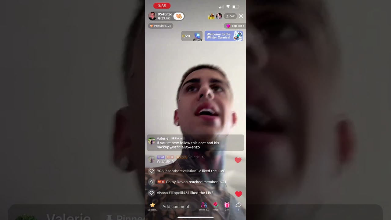 954enzo says somebody botted his ￼views #viral #954enzo #funny #influencer #comedy