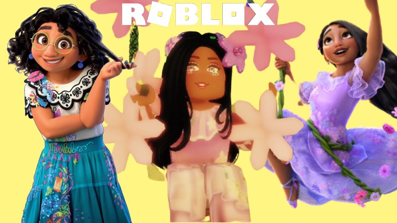I'm Isabela in ROBLOX Encanto RPG with Mirabel in Casita