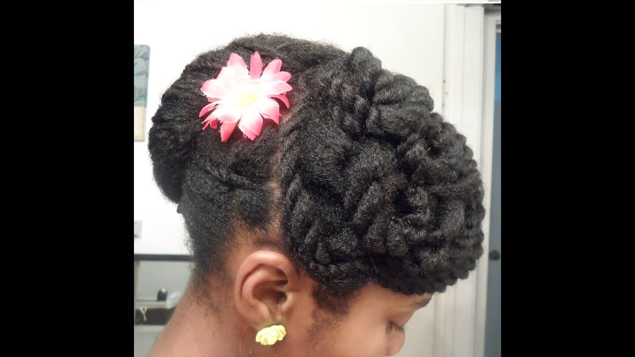 Twisted Banana Clip Updo | Protective Hairstyle #11| 4c Natural Hair