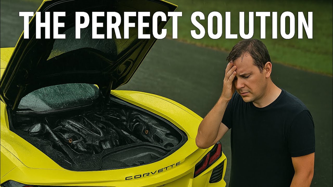 Simple Solution To Prevent Water Entering C8 Corvette Engine Bay