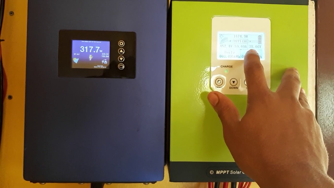 Grid tie Inverter on batteries