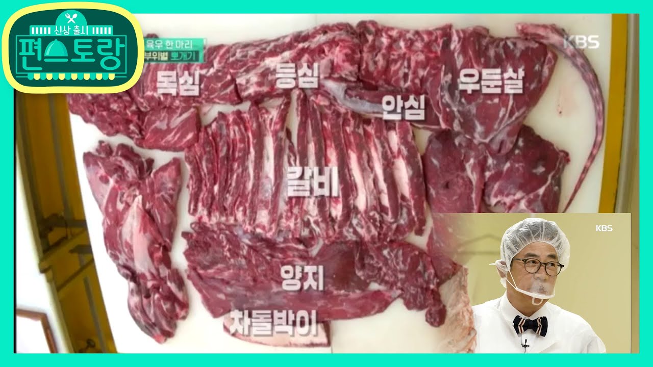 육우 부위별 해체! 꽃등심부터 새우살까지 경규의 최애 부위는? [신상출시 편스토랑/Stars Top Recipe at Fun-Staurant] 20200703