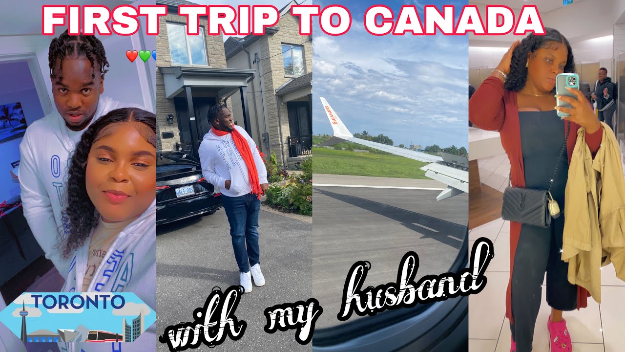 HUSBAND FIRST TRIP TO CANADA WITH ME!CANADA VLOG| Jamaica to Canada for the weekend Chick-fil-A|2023