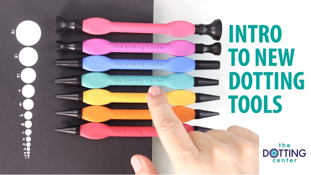 Dotting Tools for dot mandala painting - BEGINNER level intro