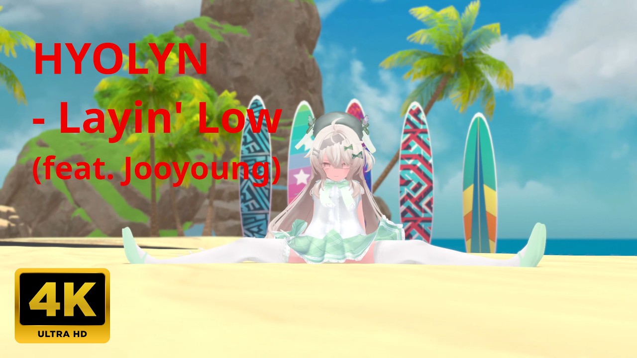 💃MMD💗Eku エク HYOLYN - Layin' Low (feat. Jooyoung)【4K UHD】MMD Night