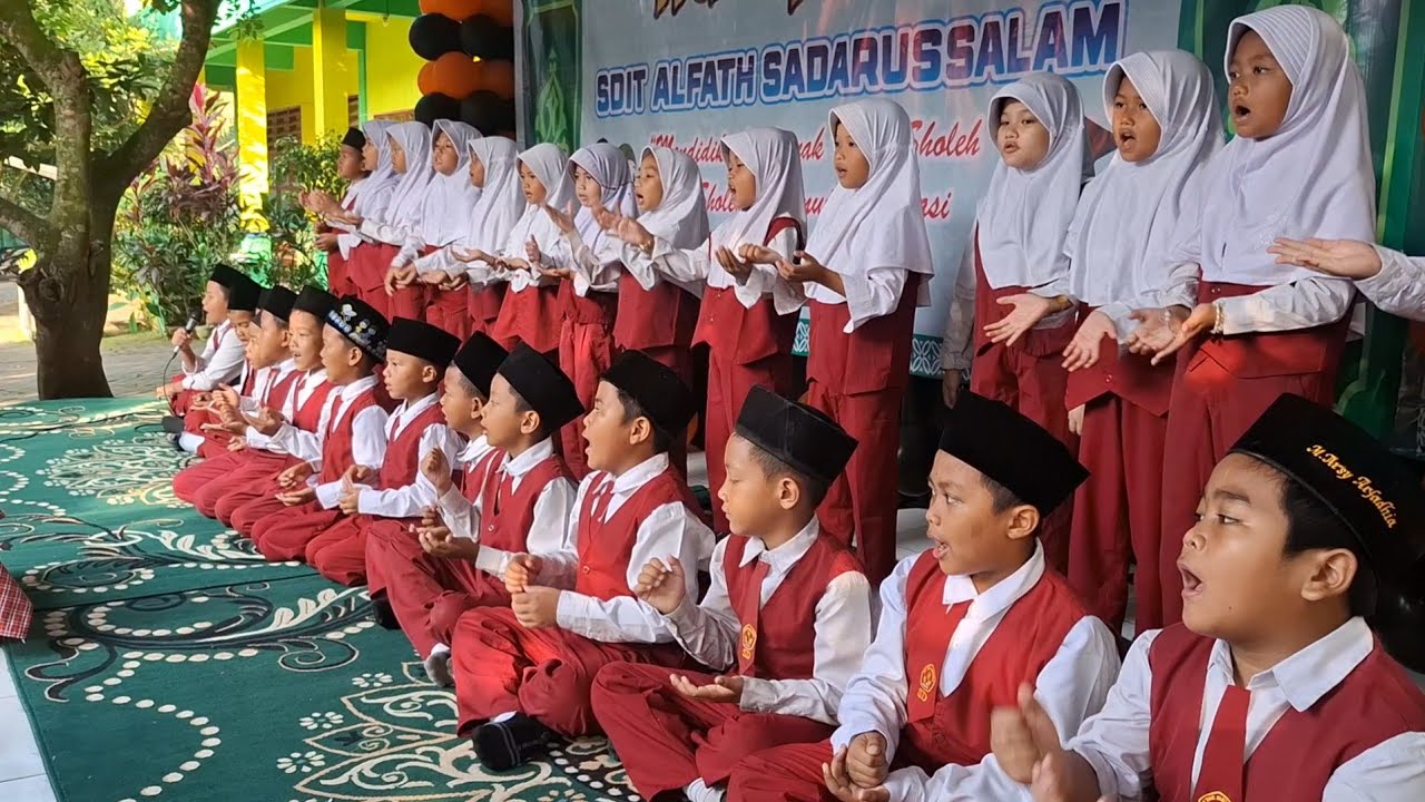 Aksi bocah sd..!! Ketika ikhtifalan disekolah || sdit balaraja tangerang