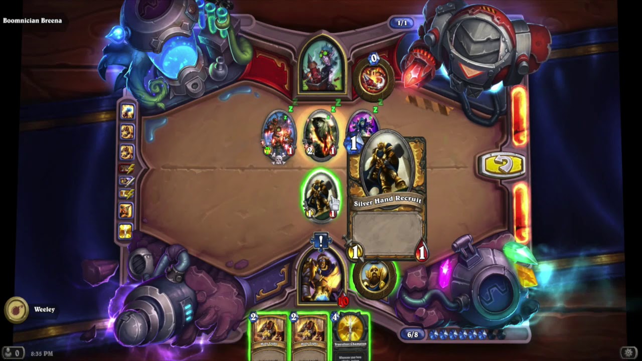Survival Boomsday Puzzle Lab #1: Boomnician Breena - Hearthstone