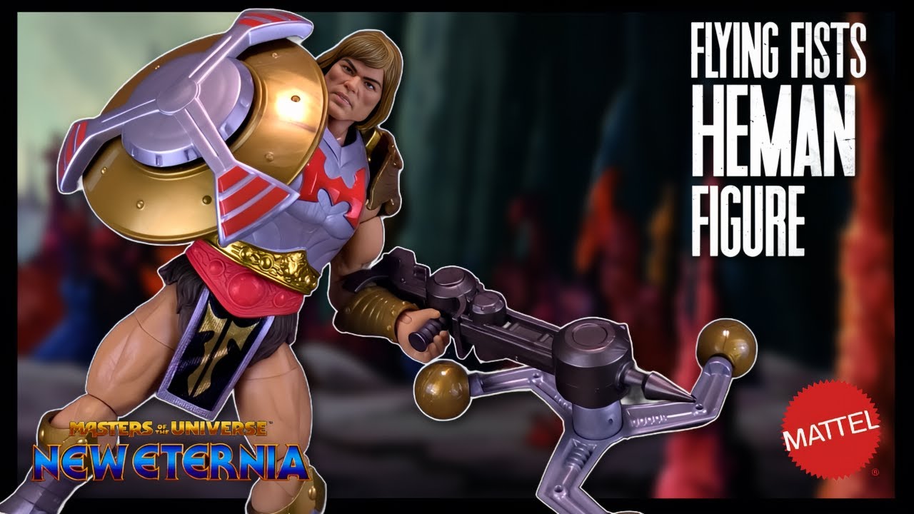 Mattel Masters Of The Universe New Eternia Flying Fists He-Man | @TheReviewSpot