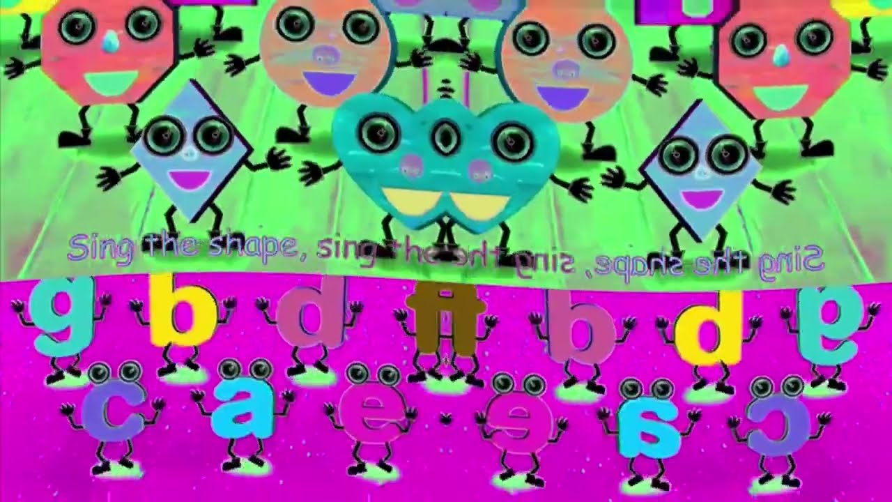 ABC&rsquo;s & Shape Song Combined! Intro Logo | Sponsored by Klasky Csupo 2001 Effects