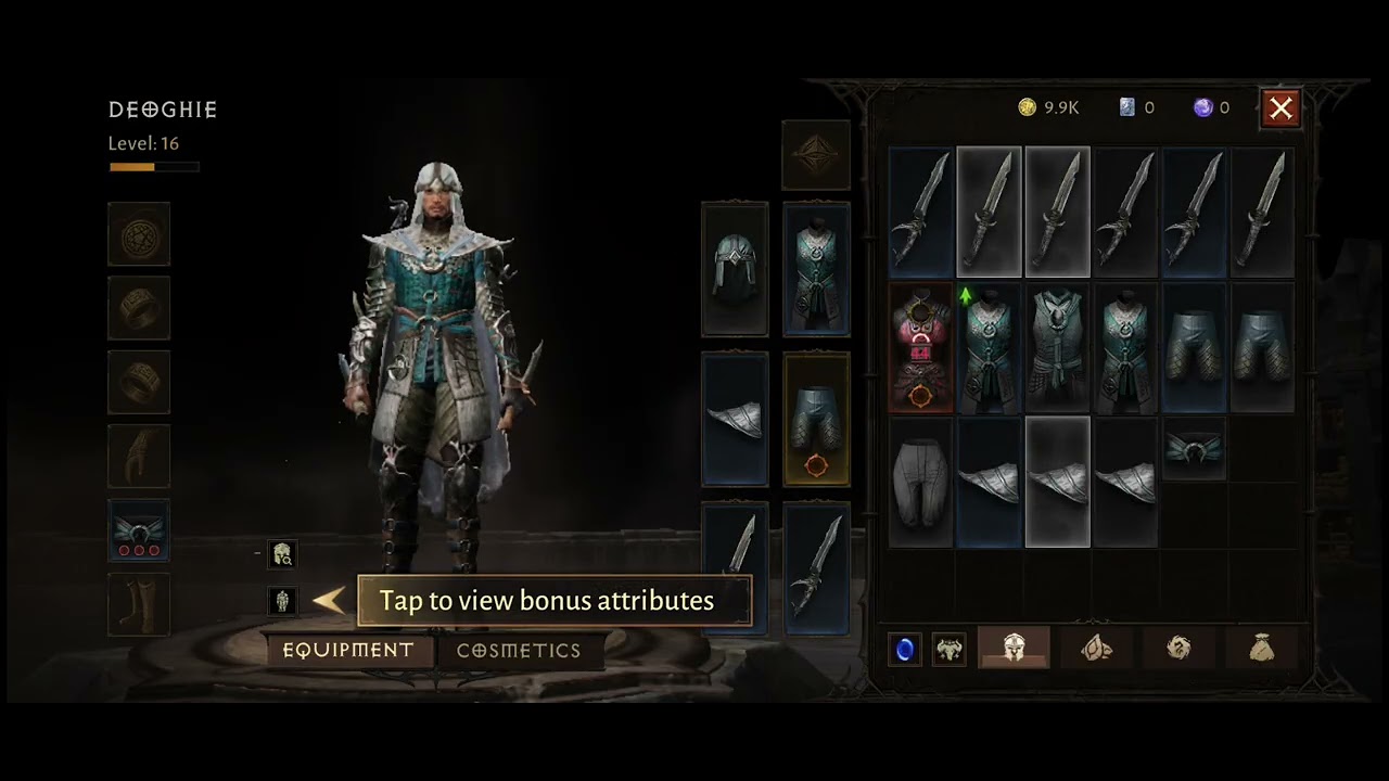 Diablo Immortals - (6) lv.16 Tempest ; Ashworld Cemetery : Carriage Landing