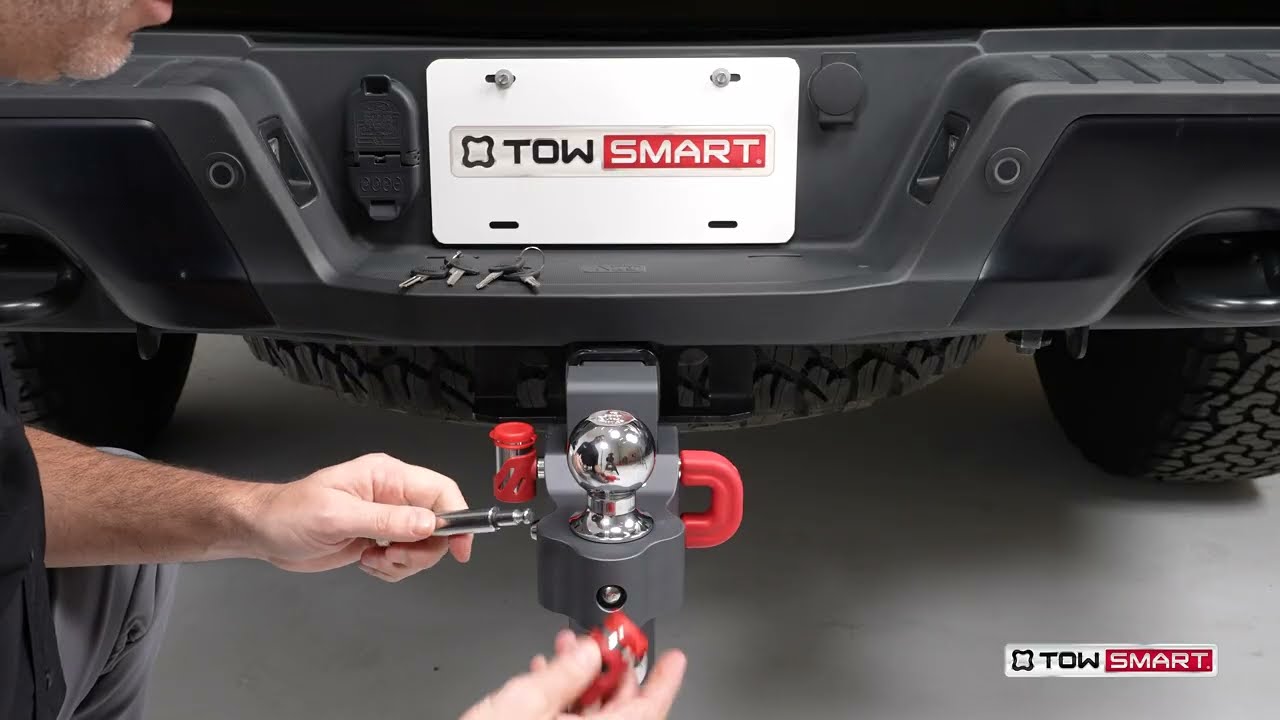 TowSmart Aluminum Adjustable Dual Ball Mount 6