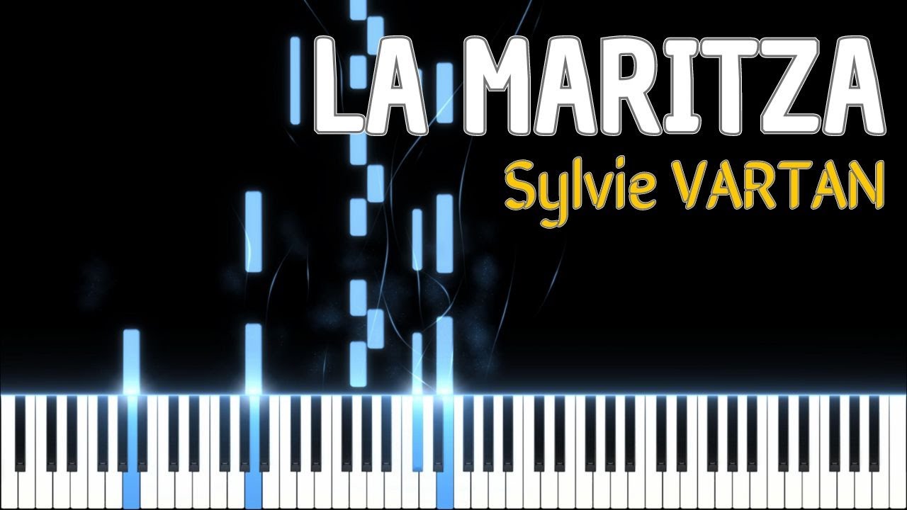 🚩La Maritza / Sylvie VARTAN (PIANO TUTO) #pianotutorial