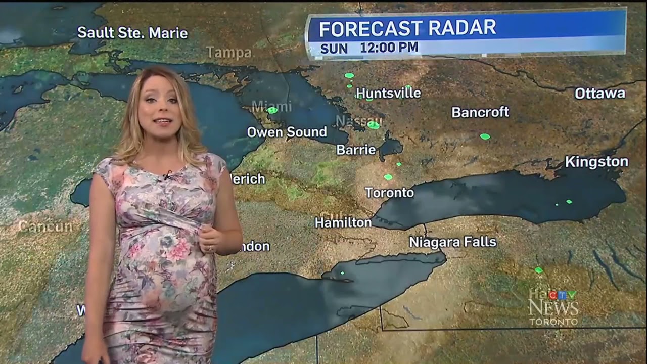 Lyndsay Morrison CTV Toronto Pregnant Weather August 13, 2021