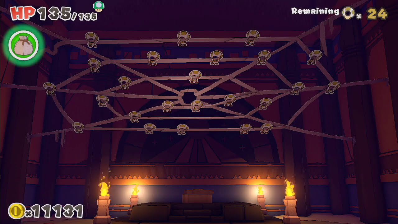 Paper Mario Origami King - Where All The Faceless Toads Are Located (Quick Tips)