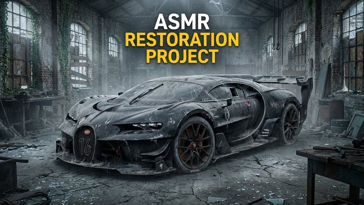 ASMR Car Restoration | Bugatti Vision GT Full Restoration