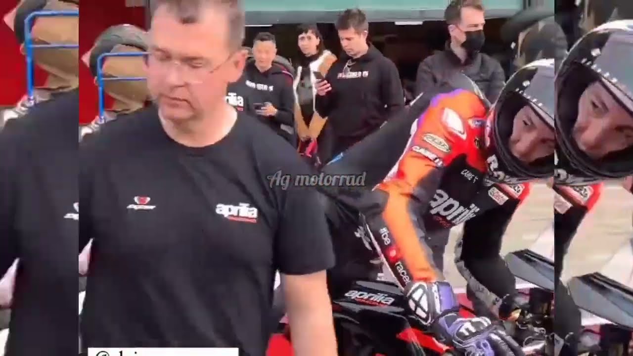 Aprilia Allstar event at circuit Misano with aleix, maverick, savadori, ianone and max Biaggi