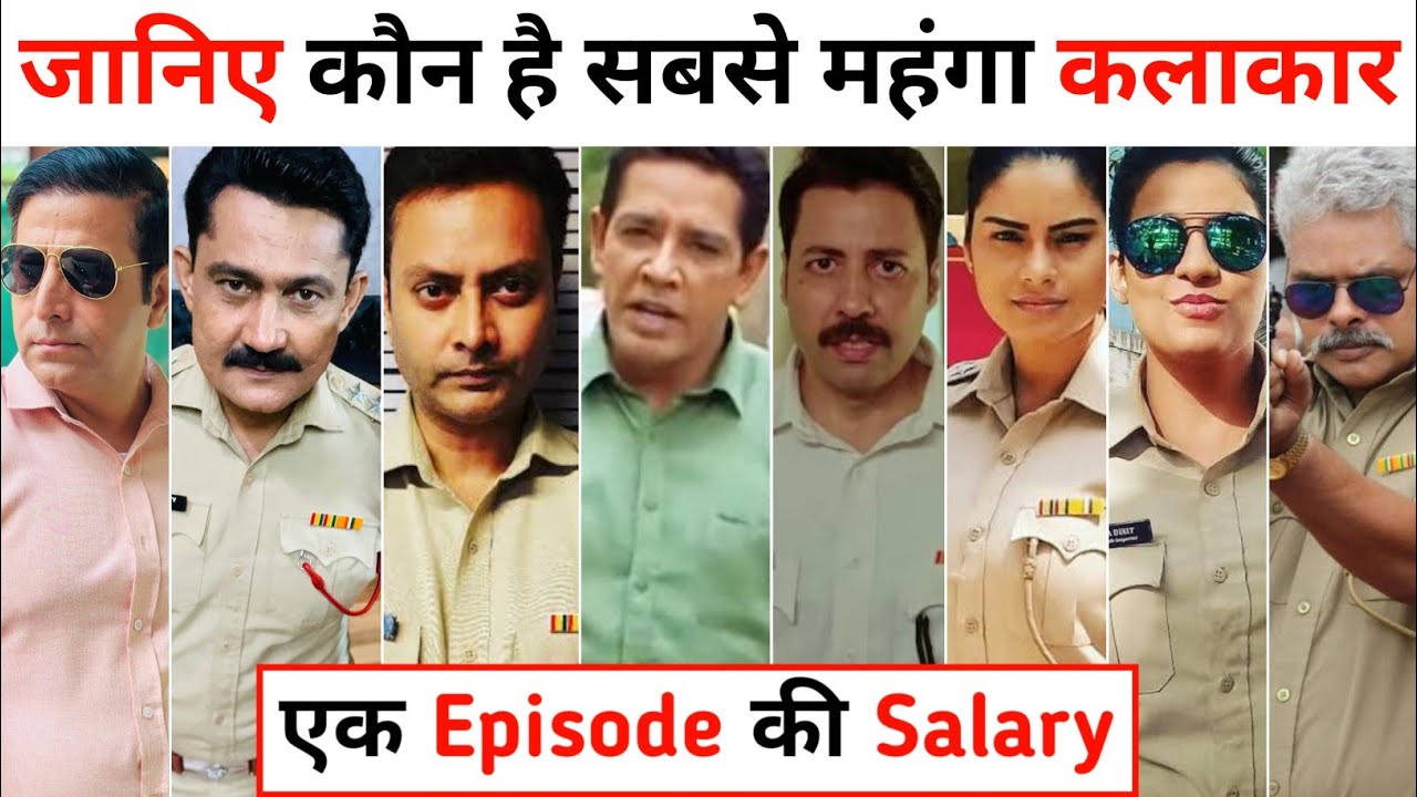 क्राइम पेट्रोल के सबसे महंगा कलाकार कौन है | Crime Patrol All Cast Per Episode Salary | actor salary