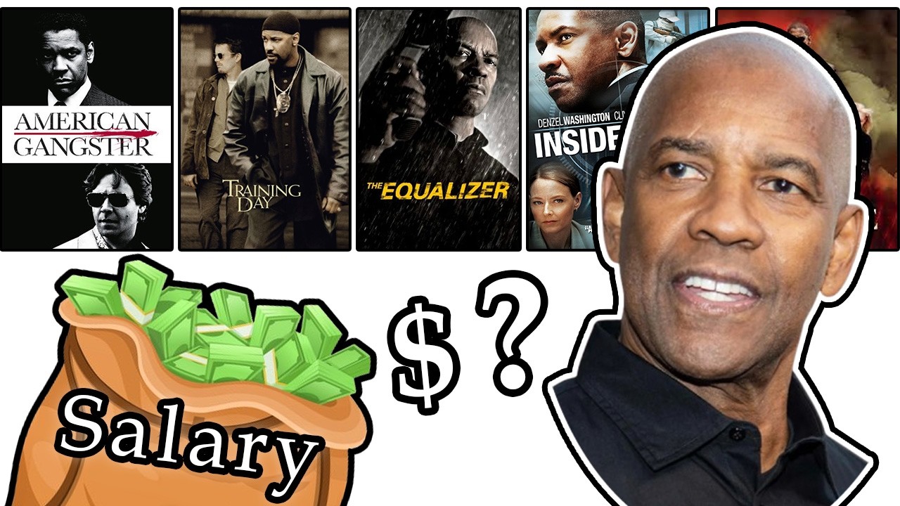 💰 Denzel Washington Paycheck for Every Movie | Hits & Flops
