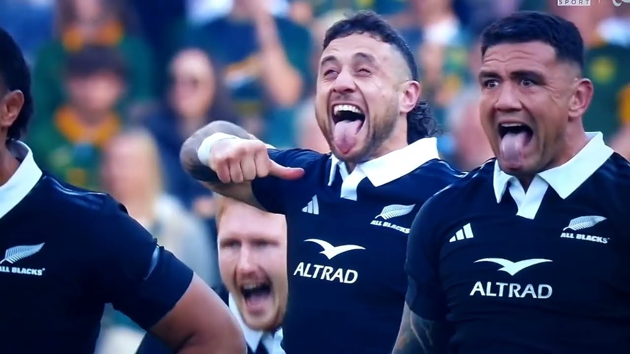 All Blacks VS Sprigboks Haka - 2024 - Cape Town - DHL Stadium