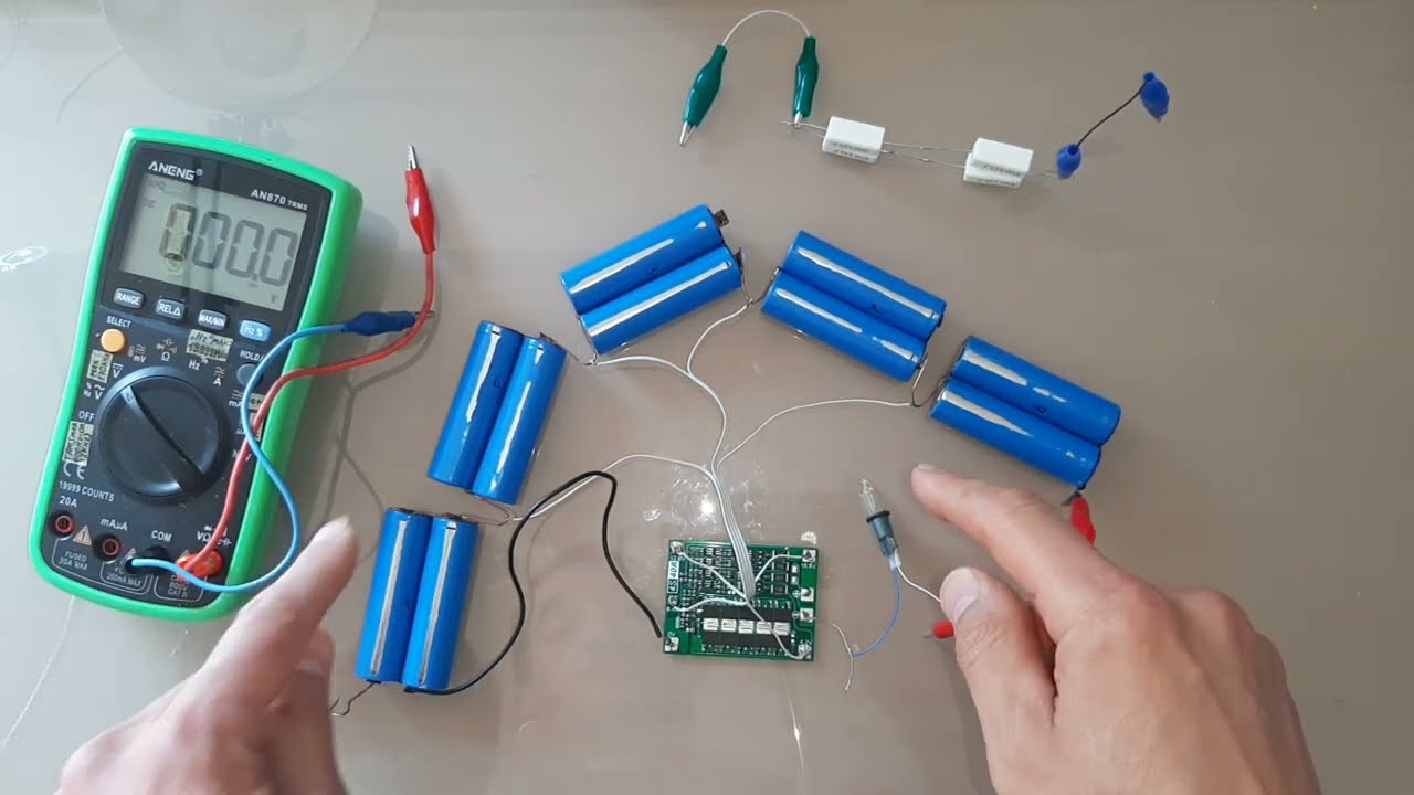 Як підключити BMS 4S до батареї 5S. Li-ion. Все працює!