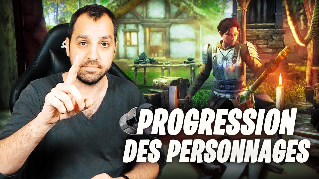 La progression des personnages dans New World !