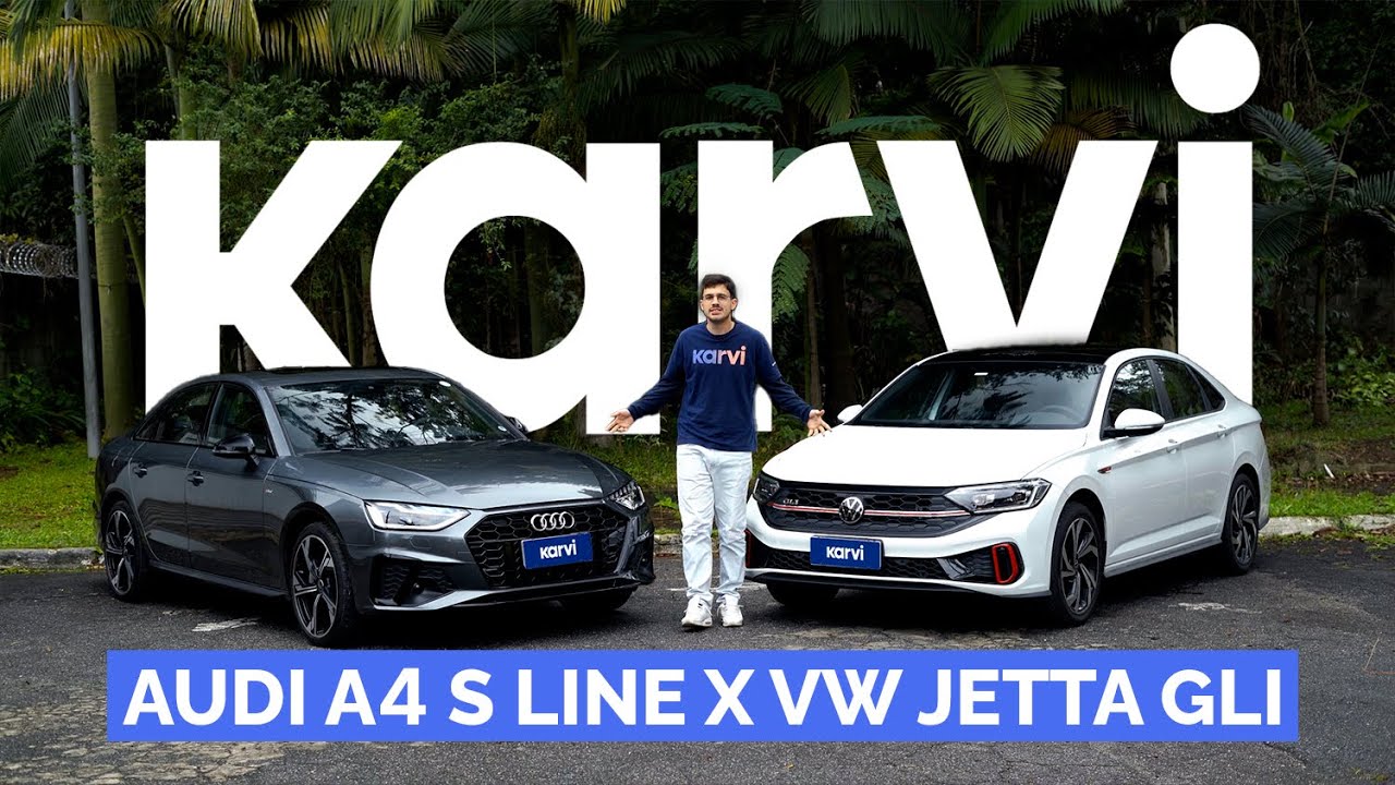 VOLKSWAGEN MAIS RÁPIDO QUE AUDI! VW Jetta GLi vs. Audi A4 S Line