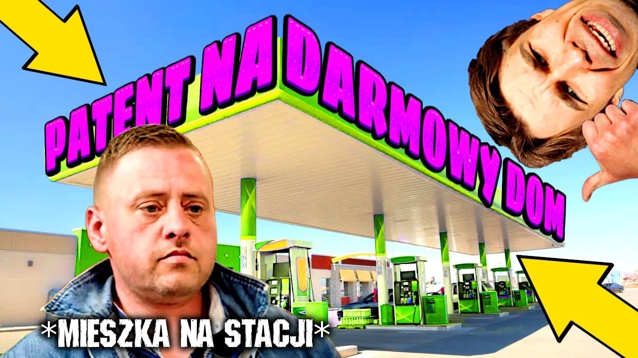 PATENT NA KASĘ - MIESZKAM NA STACJI BENZYNOWEJ?! ⛽️🚦