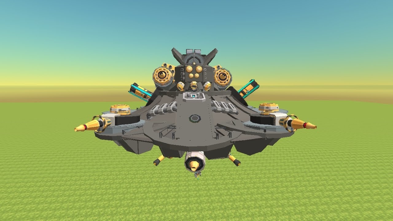 Astro mothership in chicken gun | Астроматеринский корабль в игре 