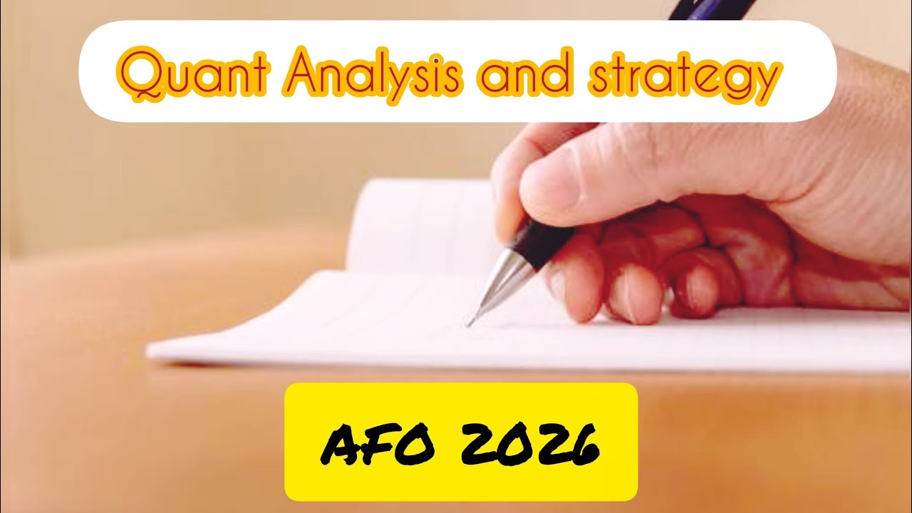 AFO 2026 PREVIOUS YEAR ANALYSIS 