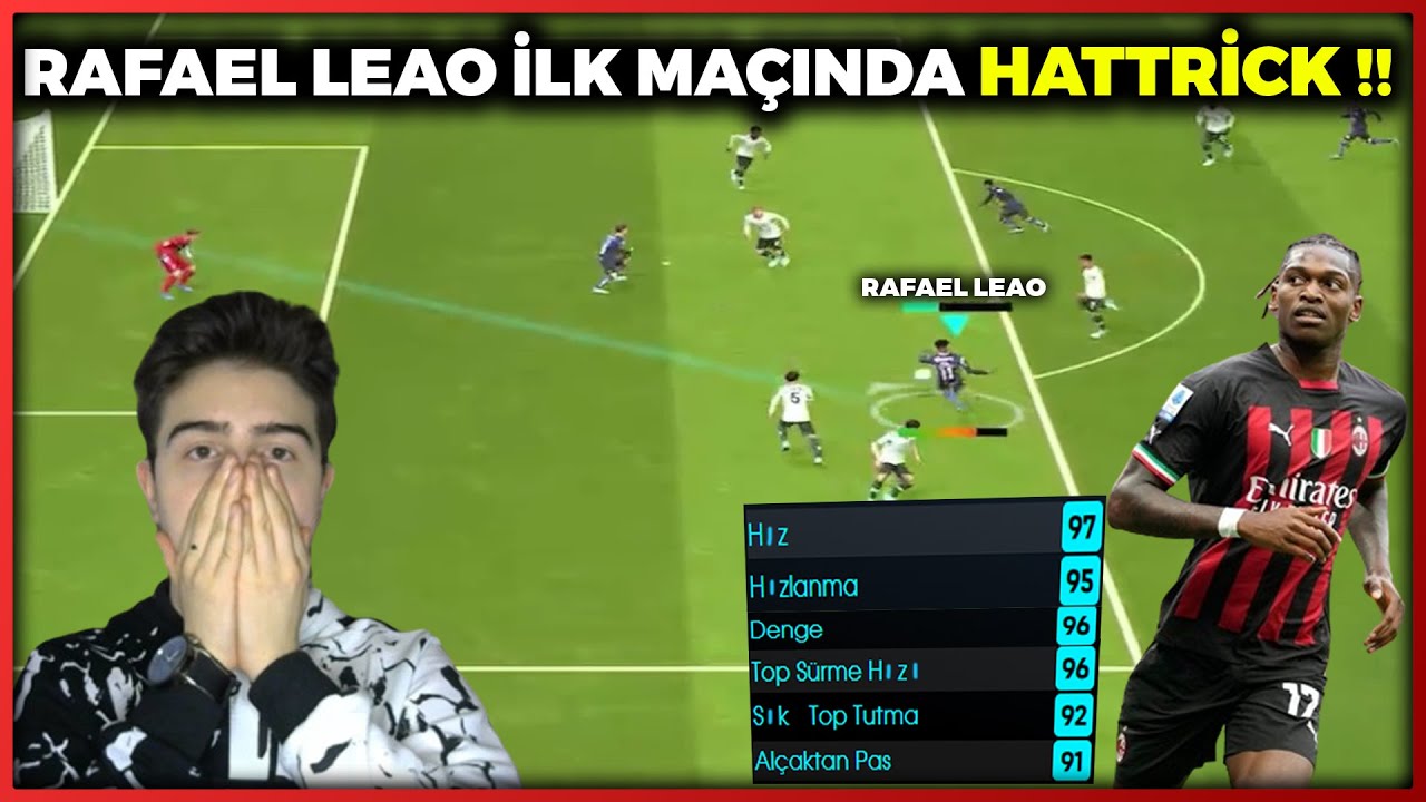 YENİ GELEN 102 RAFAEL LEAO'YU DENEDİM !! RAKİP MAÇTAN KAÇTI !! /eFootball Mobile 2024 /