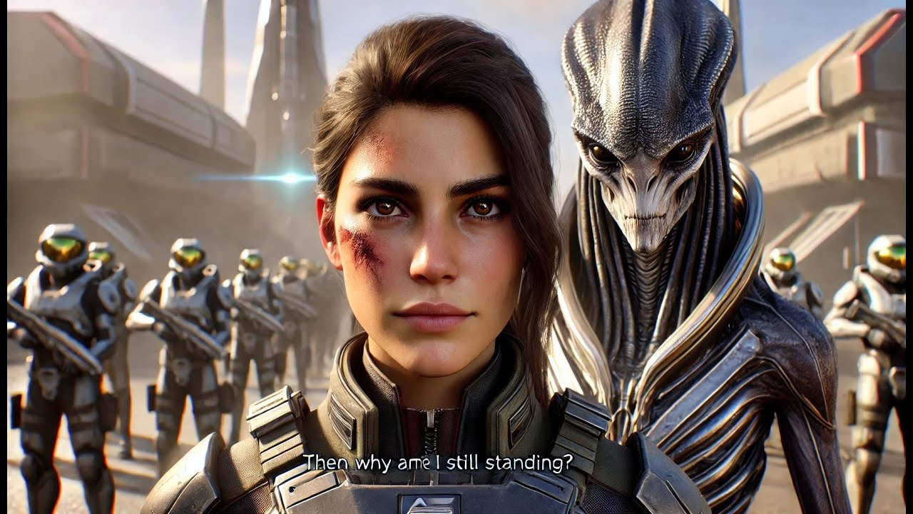 Генерал-пришелец ухмыльнулся: «Люди здесь долго не живут». Она же сказала: «Тогда почему я всё ещ...