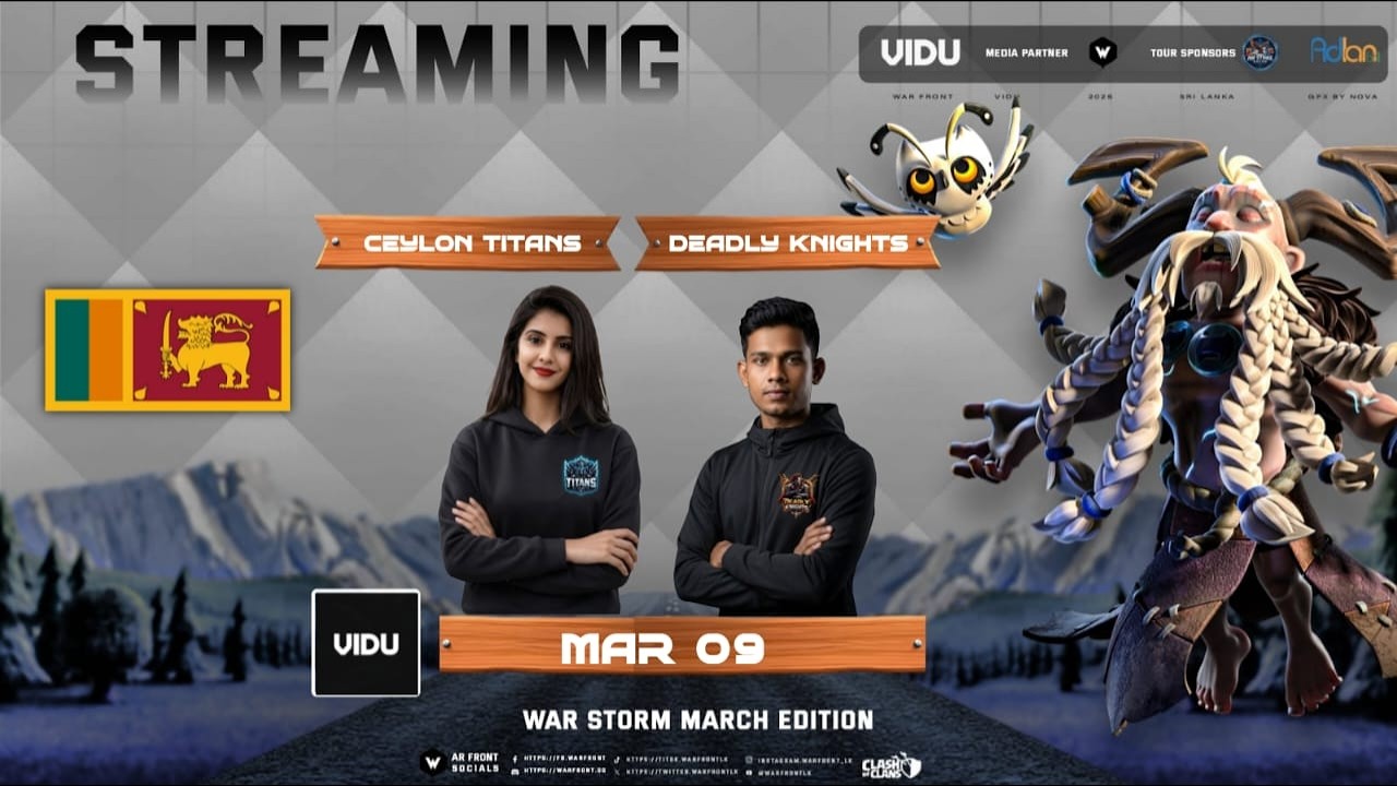 ⚡Warstorm March Edition ⚔️Losers Quarter Finals 1| Sri Lanka CoC Showdown!