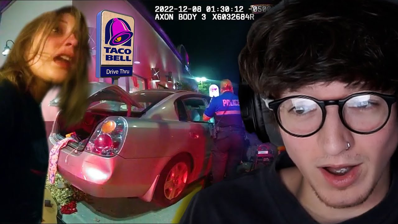 Drunk Woman Demolishes Taco Bell