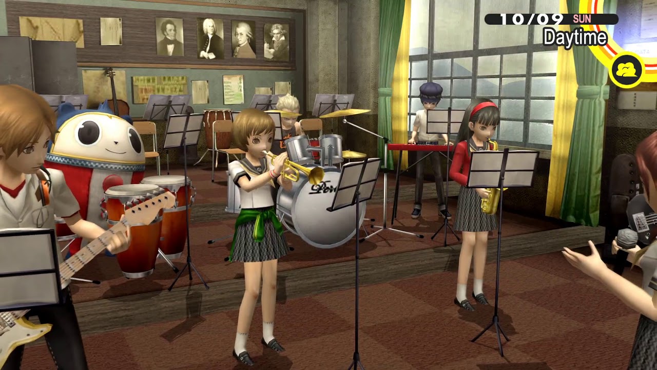 Persona 4 Golden - Music Band Practice Moment