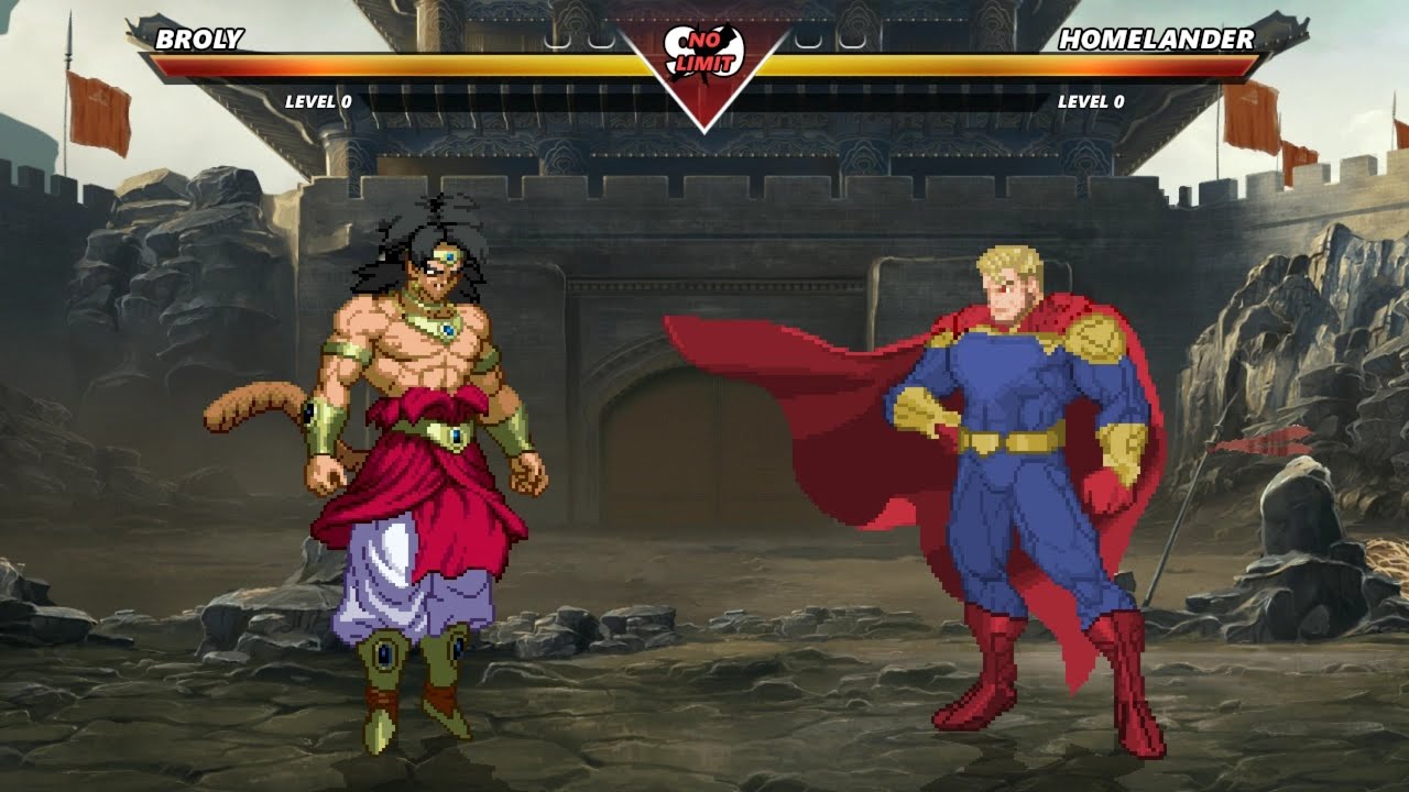 BROLY vs HOMELANDER - Highest Level Awesome Fight!