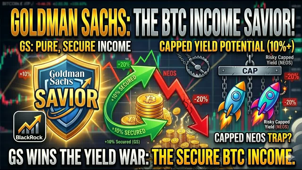 The New Bitcoin Income Era： Goldman Sachs ETF Deep Dive vs BlackRock & NEOS