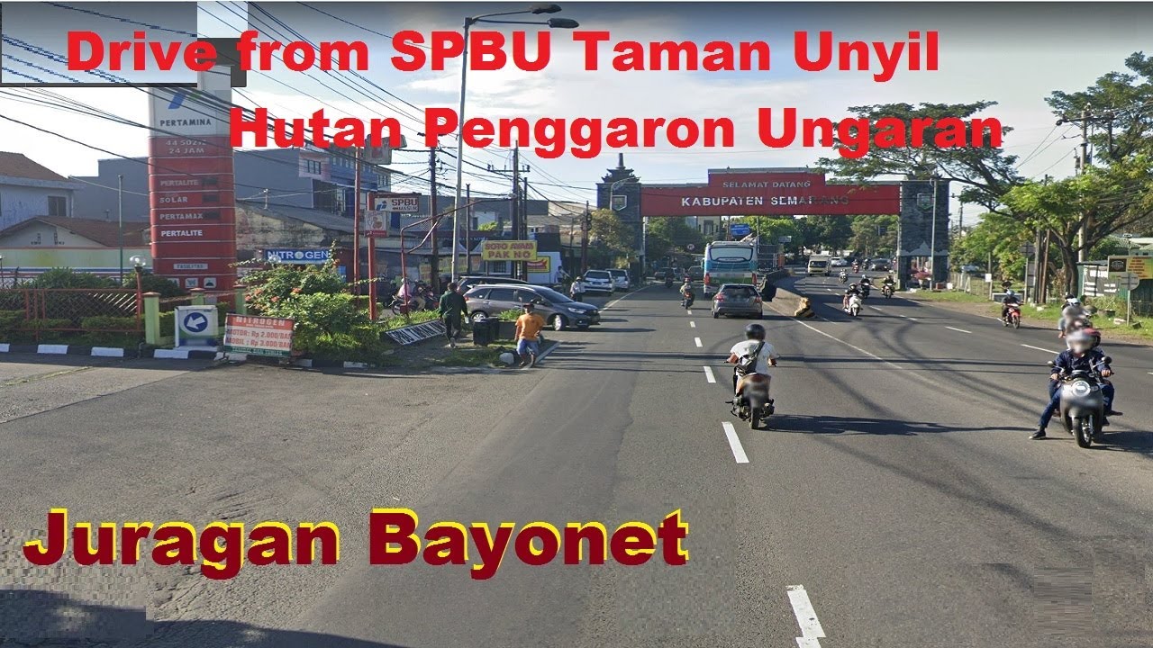 Berkendara dari SPBU Taman Unyil ke Hutan Penggaron, Kota Ungaran