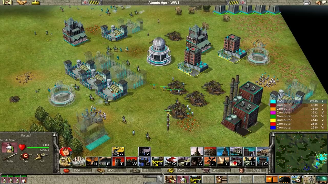 ‎Empire Earth : 1 vs 7 Hard AI  Pre - Nano | Highland P2 
