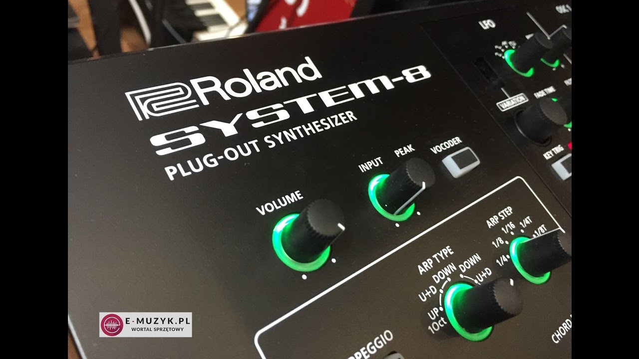 Roland SYSTEM-8 prototyp - demo nagrane w Sklepie Pasja