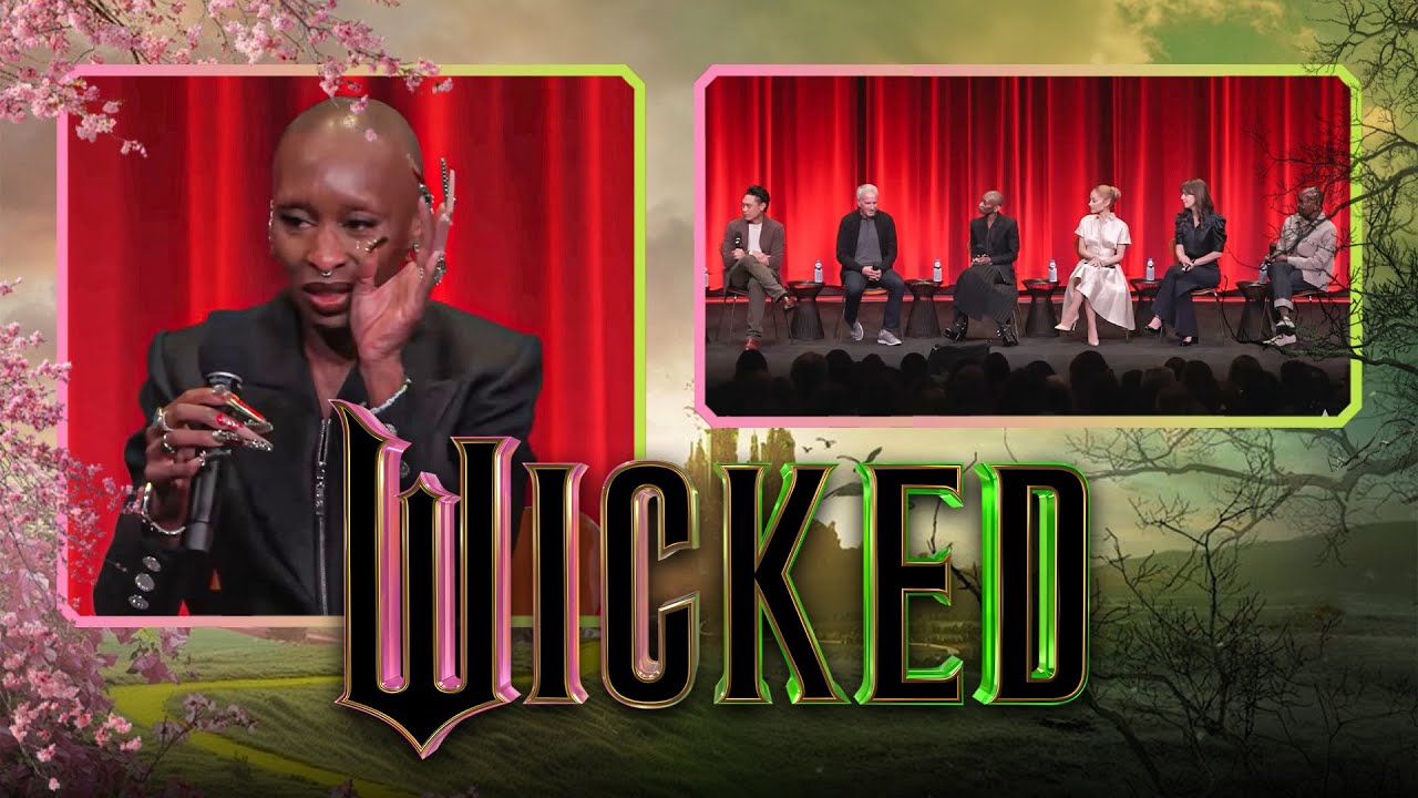 Cynthia Erivo CRIES During WICKED Q&A with Ariana Grande & More (Full Interview)