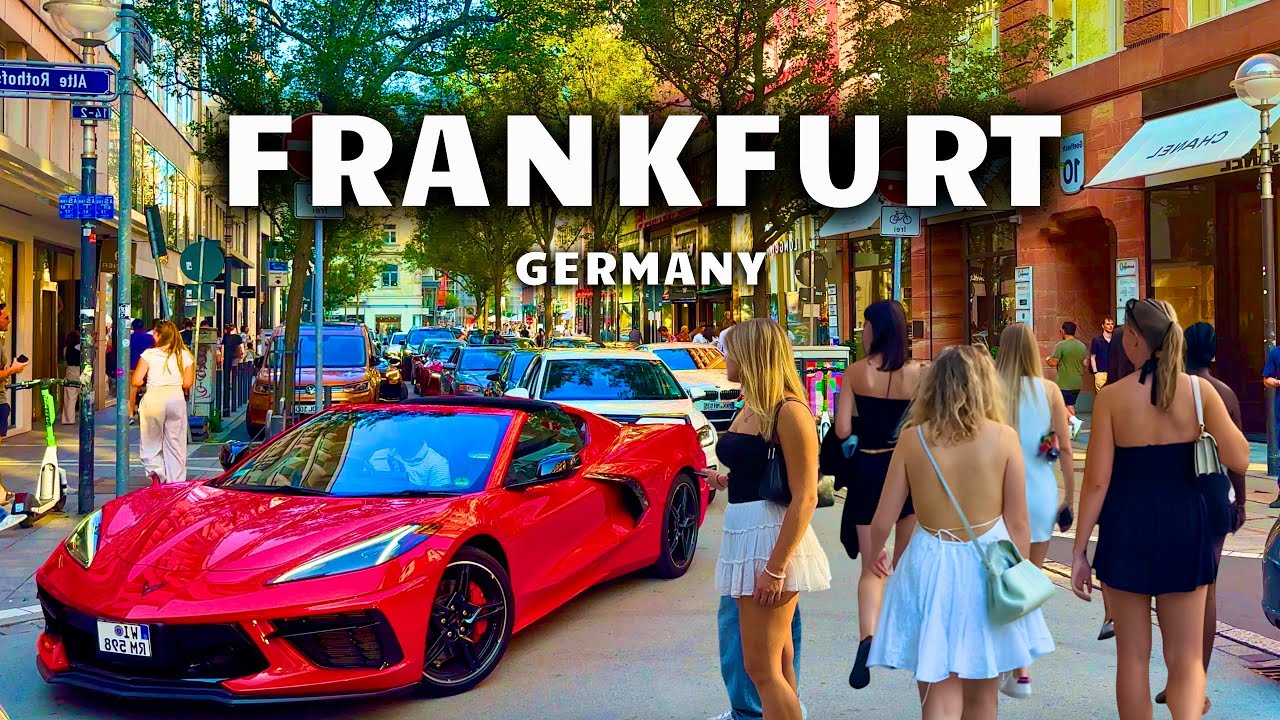 Exploring Frankfurt in Stunning 4K HDR | A Walk Through Germany's Dynamic Metropolis