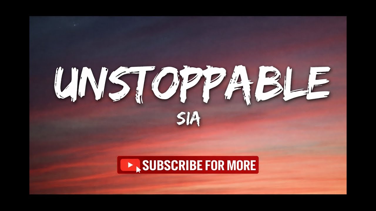 Unstoppable – Lyrics | Powerful & Motivational Song 💙 | SingWithUs