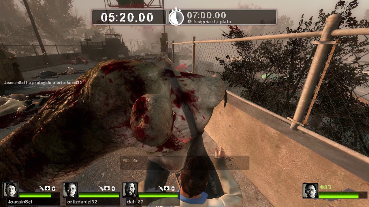 Left 4 Dead 2 Supervivencia - Medalla de oro - La Parroquia, Puente