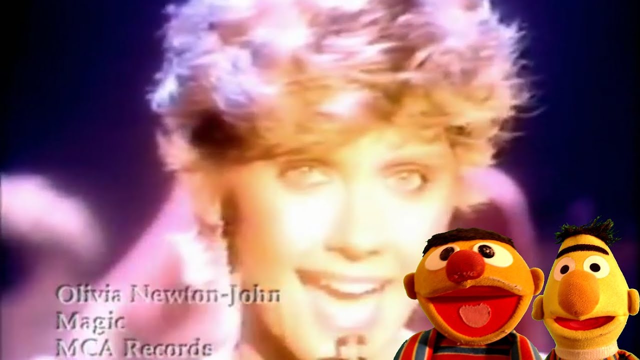 Bert & Ernie - Tribute to Olivia Newton-John #bertandernie #olivianewtonjohn #magic #grease  #xanadu