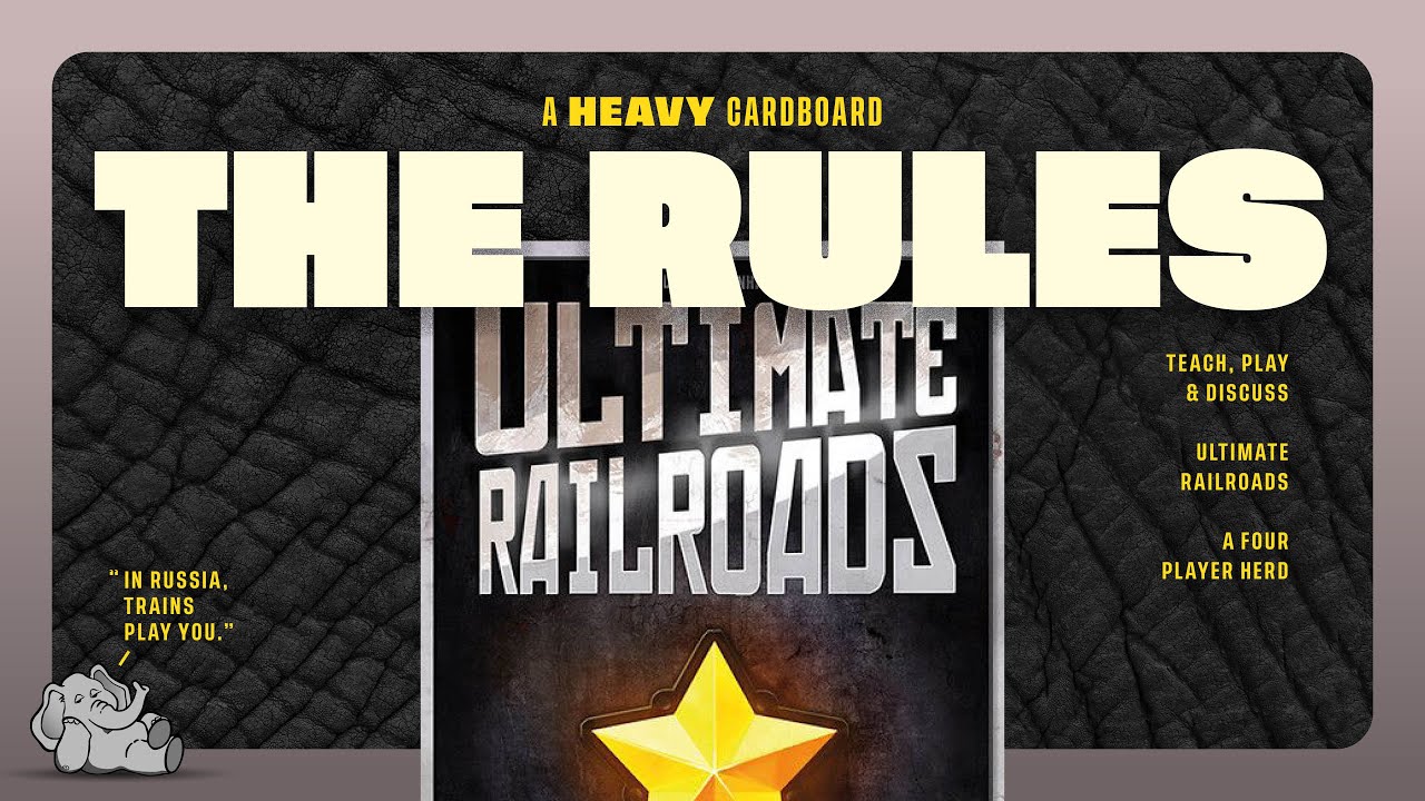 Ultimate Railroads -  4p - The Rules (only)