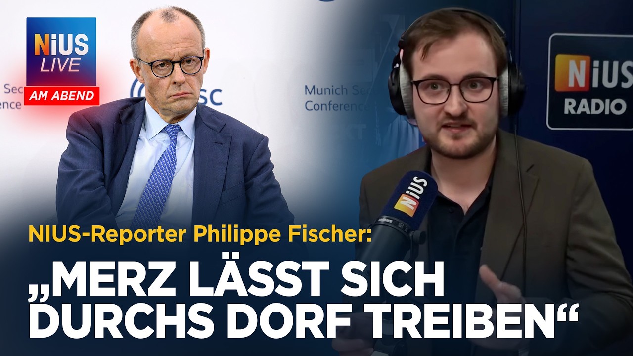 Merz im Umfragetief: CDU wankt, Wähler verlieren Vertrauen | NIUS Live am Abend vom 17.02.26