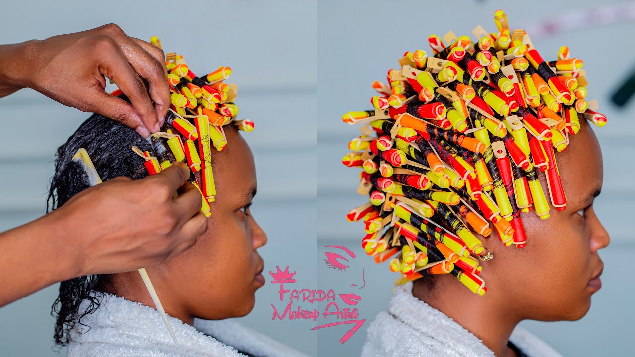 Jinsi ya kuweka dawa ya KALIKITI | Curl tutorial